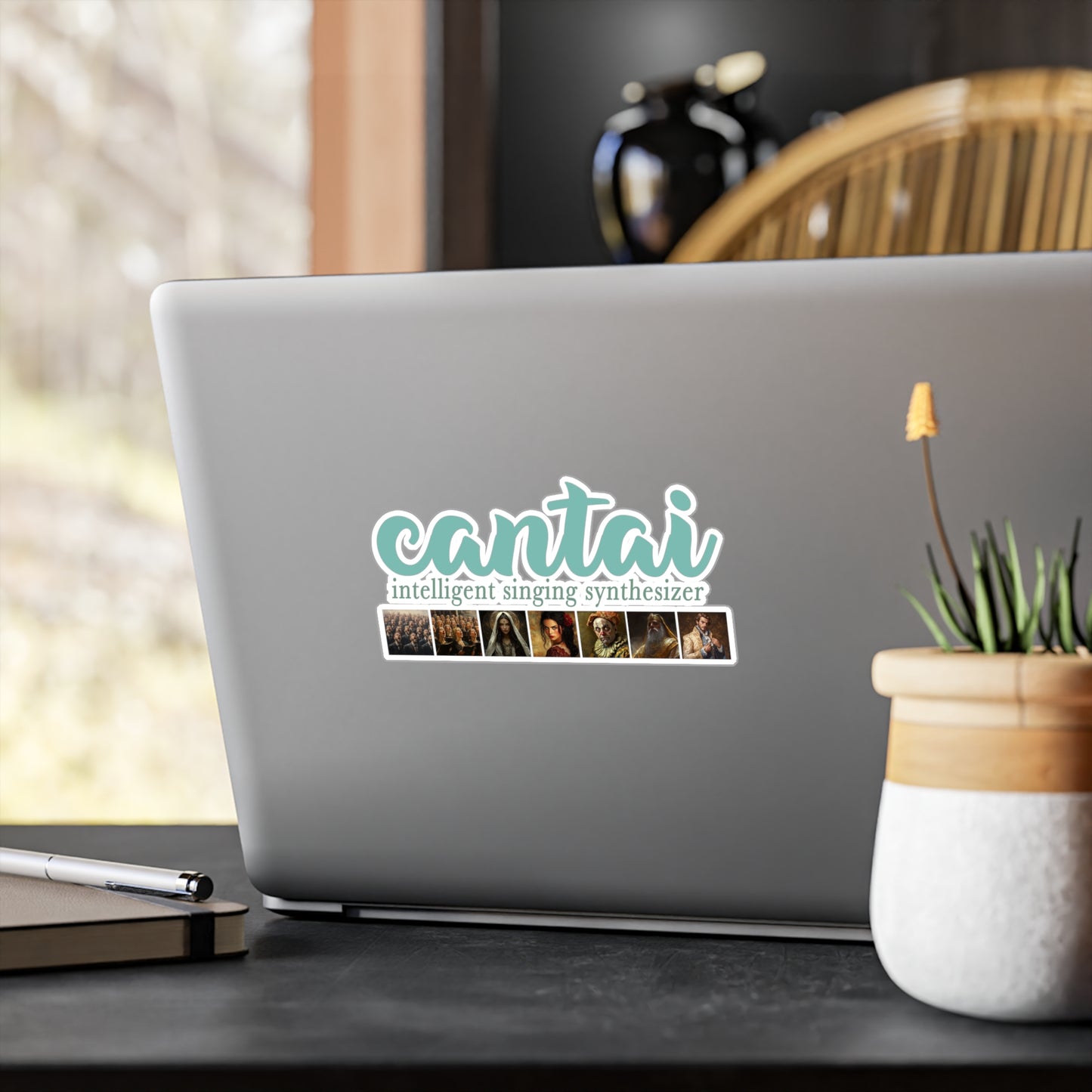 Cantai Opera Sticker — Vinyl Decal for Singers & Music Lovers
