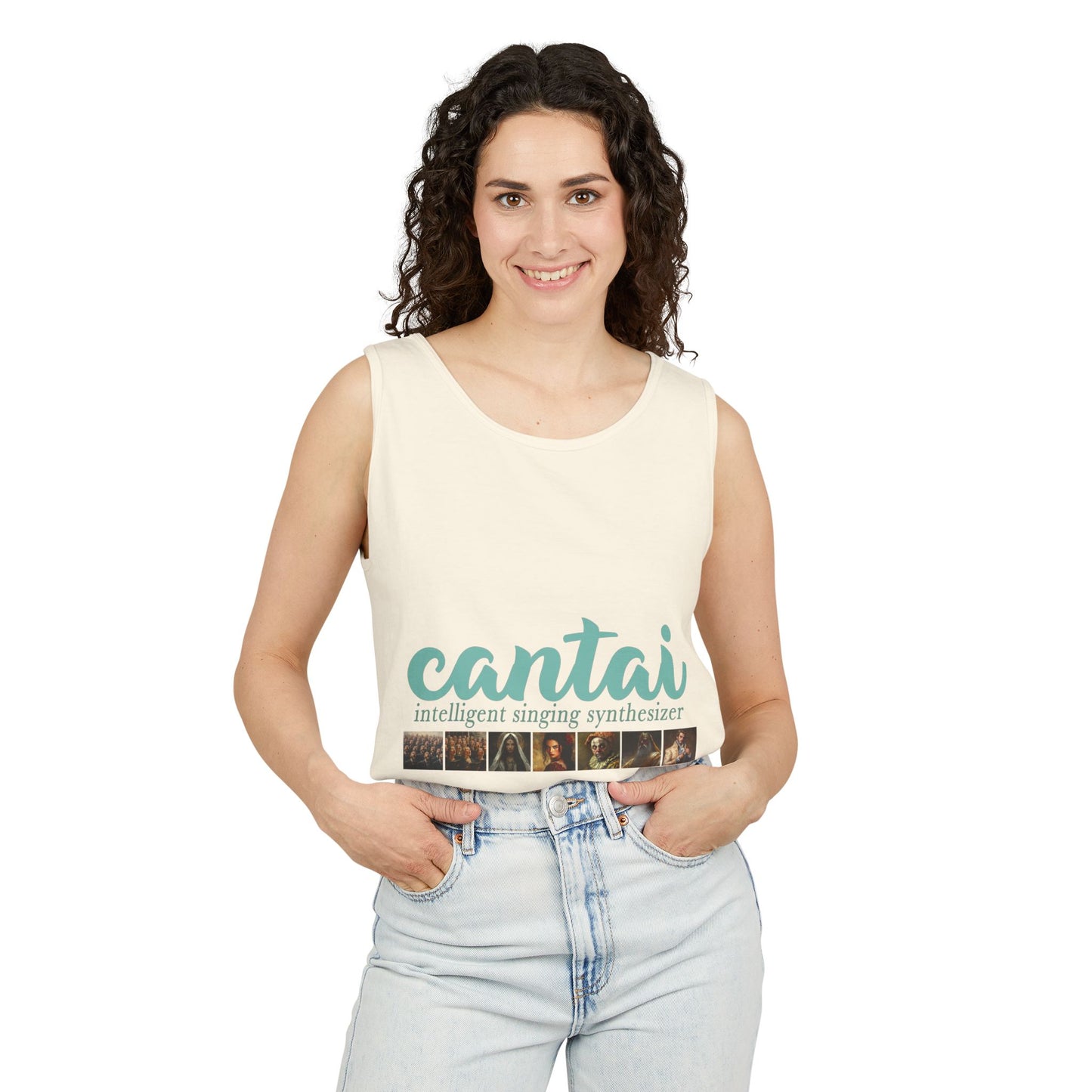 Cantai Photo-Strip Tank Top — Retro Surf Vibes Graphic Tank