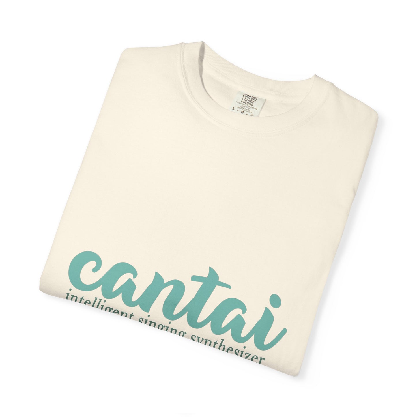 Cantai Unisex Garment-Dyed T-Shirt - I Can Sing Upto 8 Styles - Perfect for Musicians and Music Lovers
