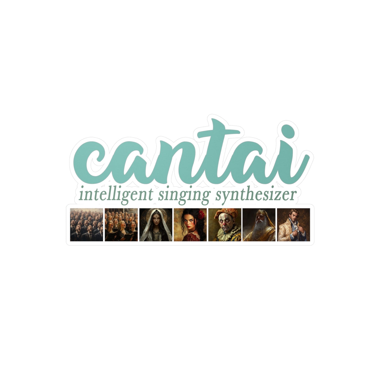 Cantai Opera Sticker — Vinyl Decal for Singers & Music Lovers