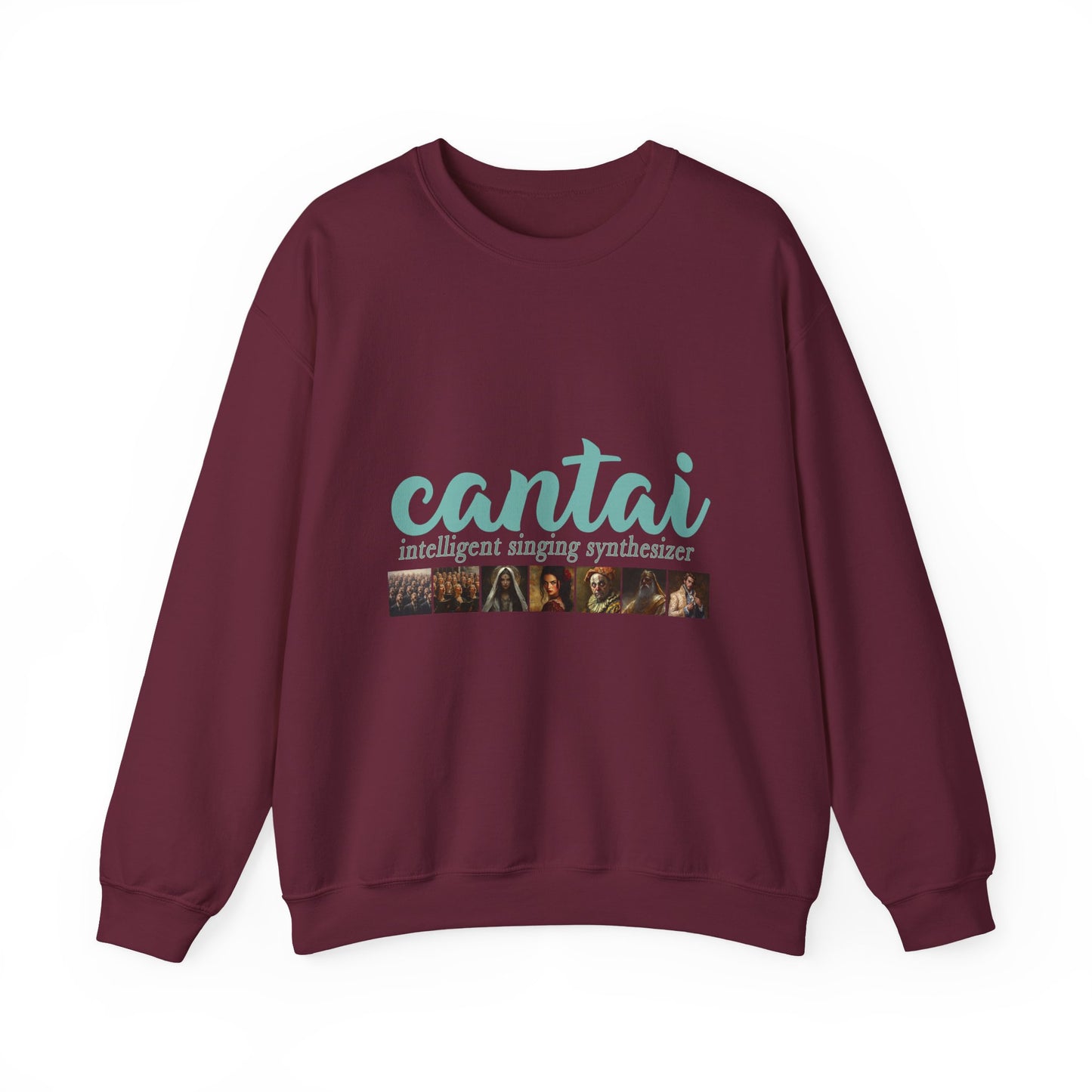 Cantai Photo-Strip Crewneck Sweatshirt — Vintage Nature Vibes