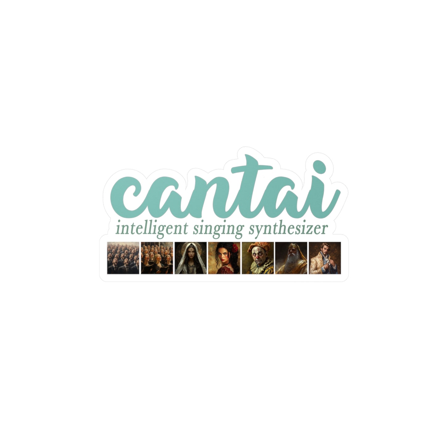 Cantai Opera Sticker — Vinyl Decal for Singers & Music Lovers