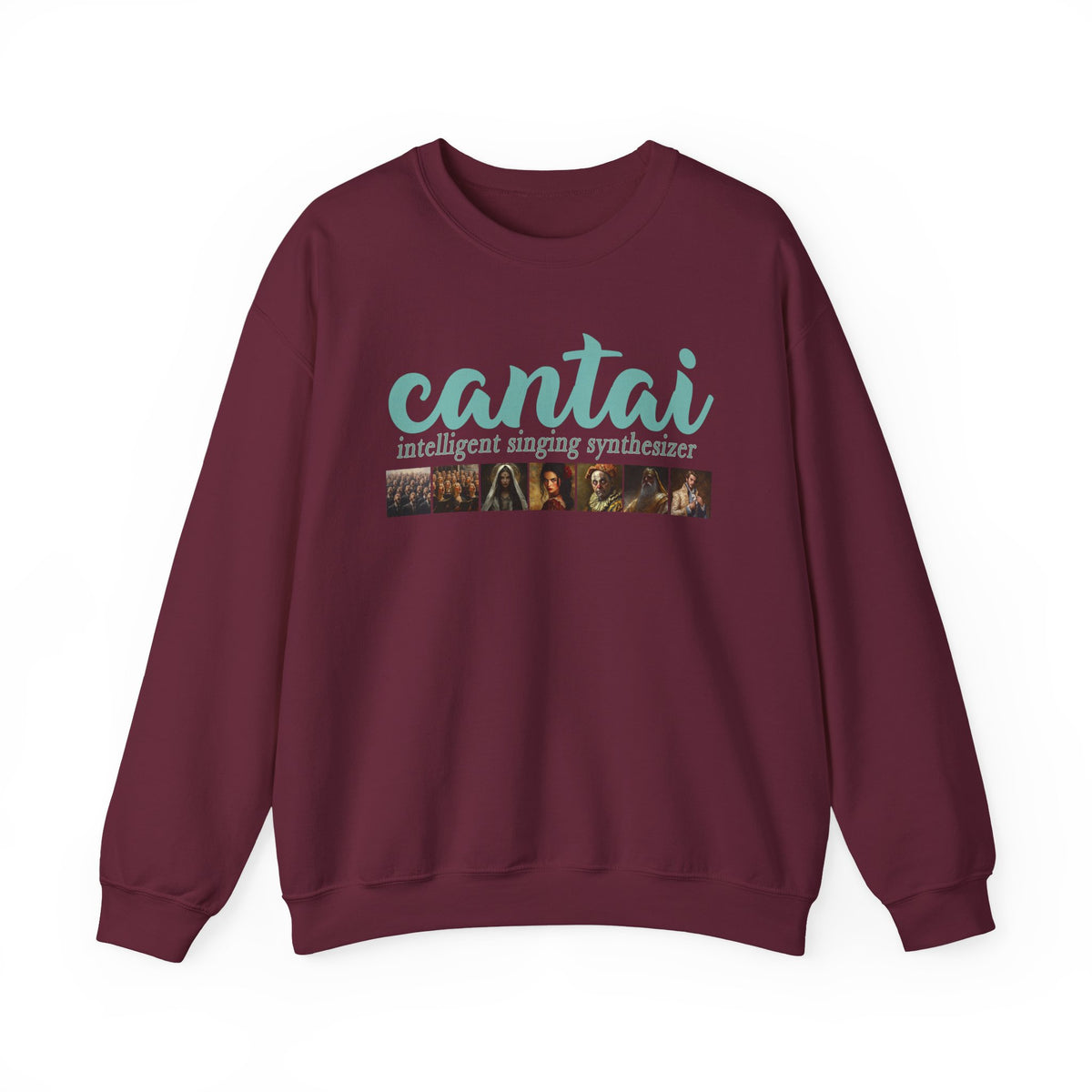 Cantai Photo-Strip Crewneck Sweatshirt — Vintage Nature Vibes