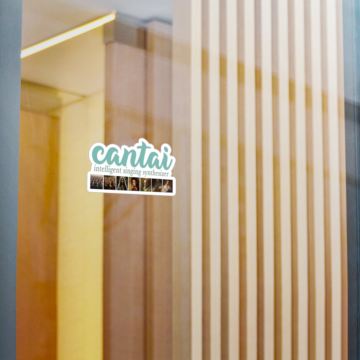 Cantai Opera Sticker — Vinyl Decal for Singers & Music Lovers