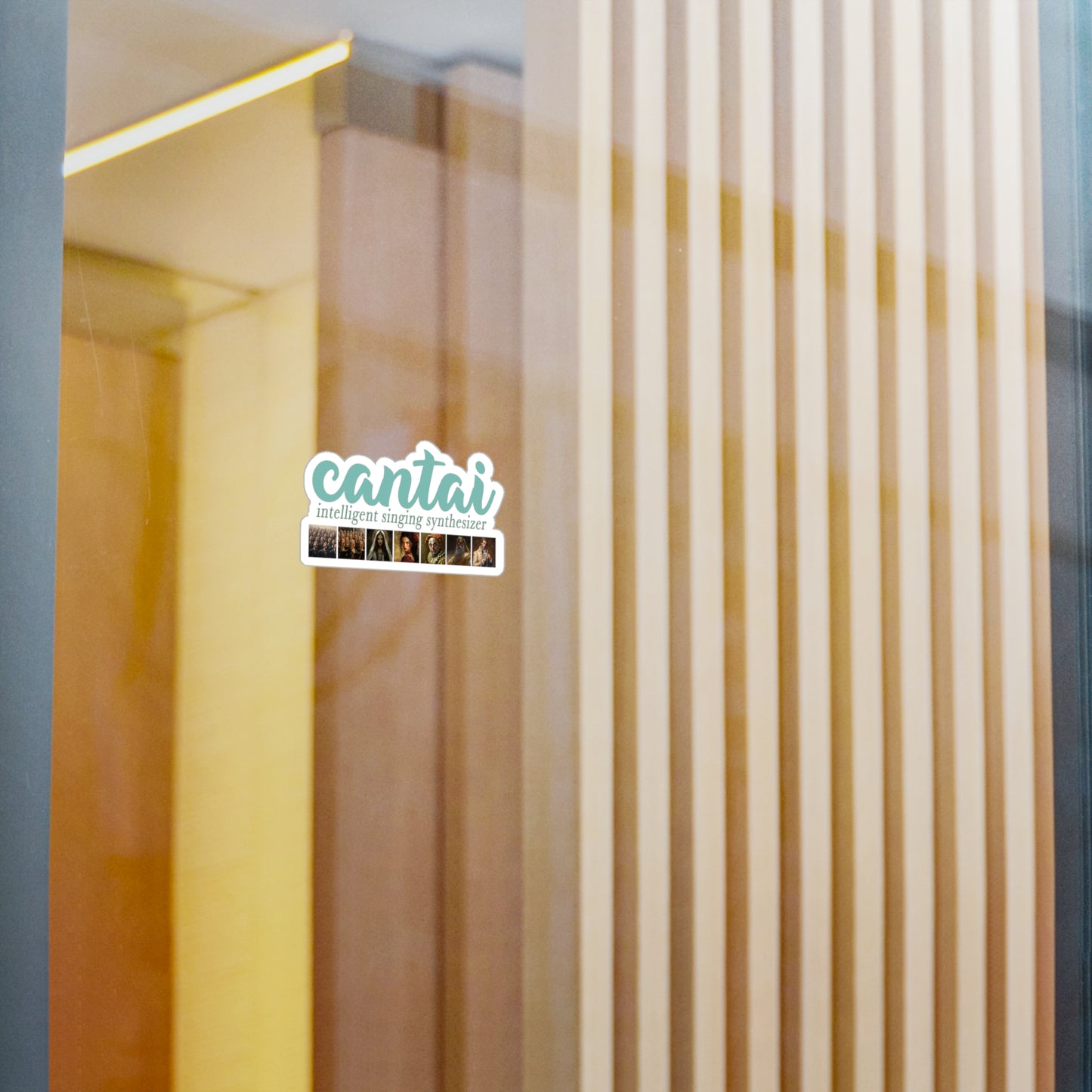Cantai Opera Sticker — Vinyl Decal for Singers & Music Lovers