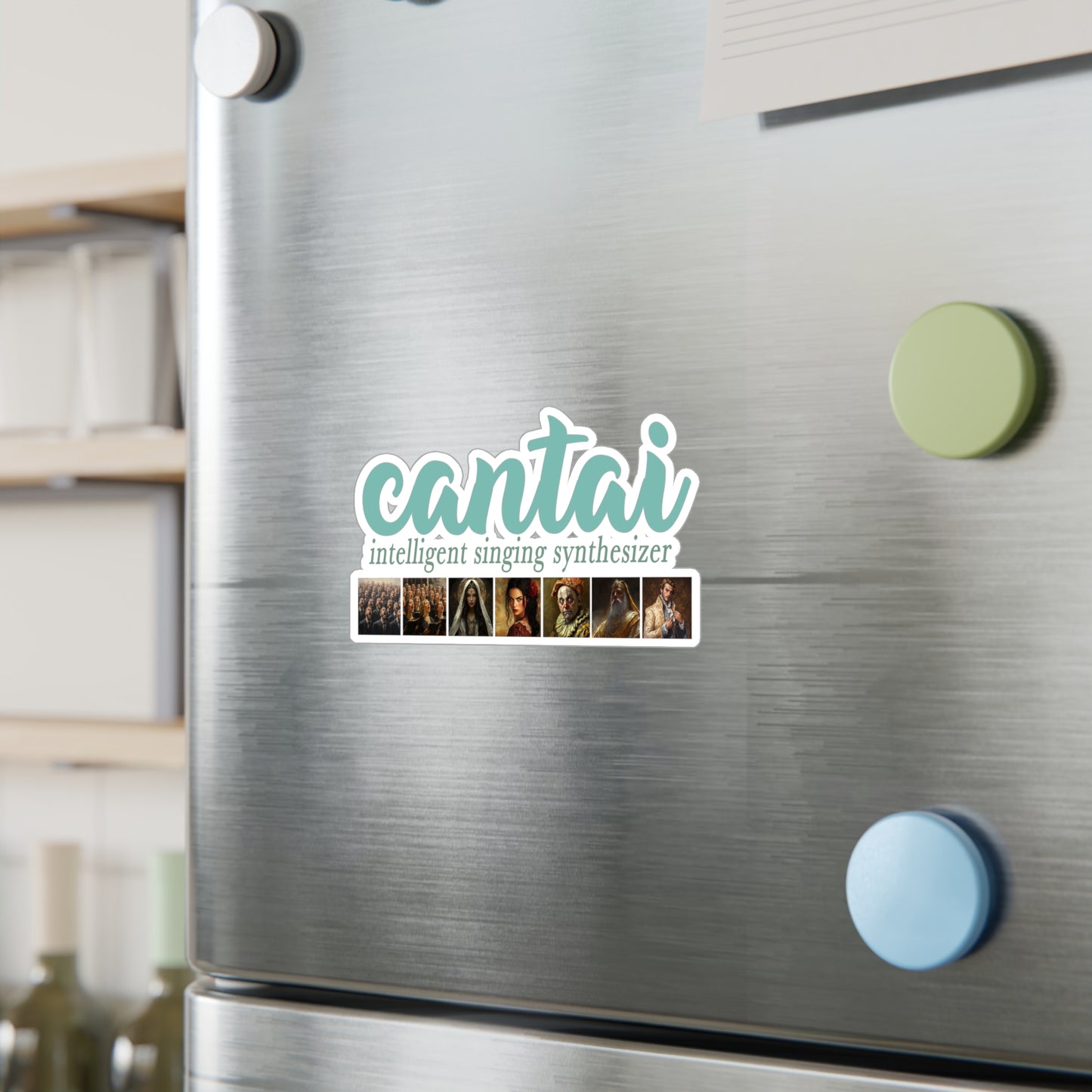 Cantai Opera Sticker — Vinyl Decal for Singers & Music Lovers