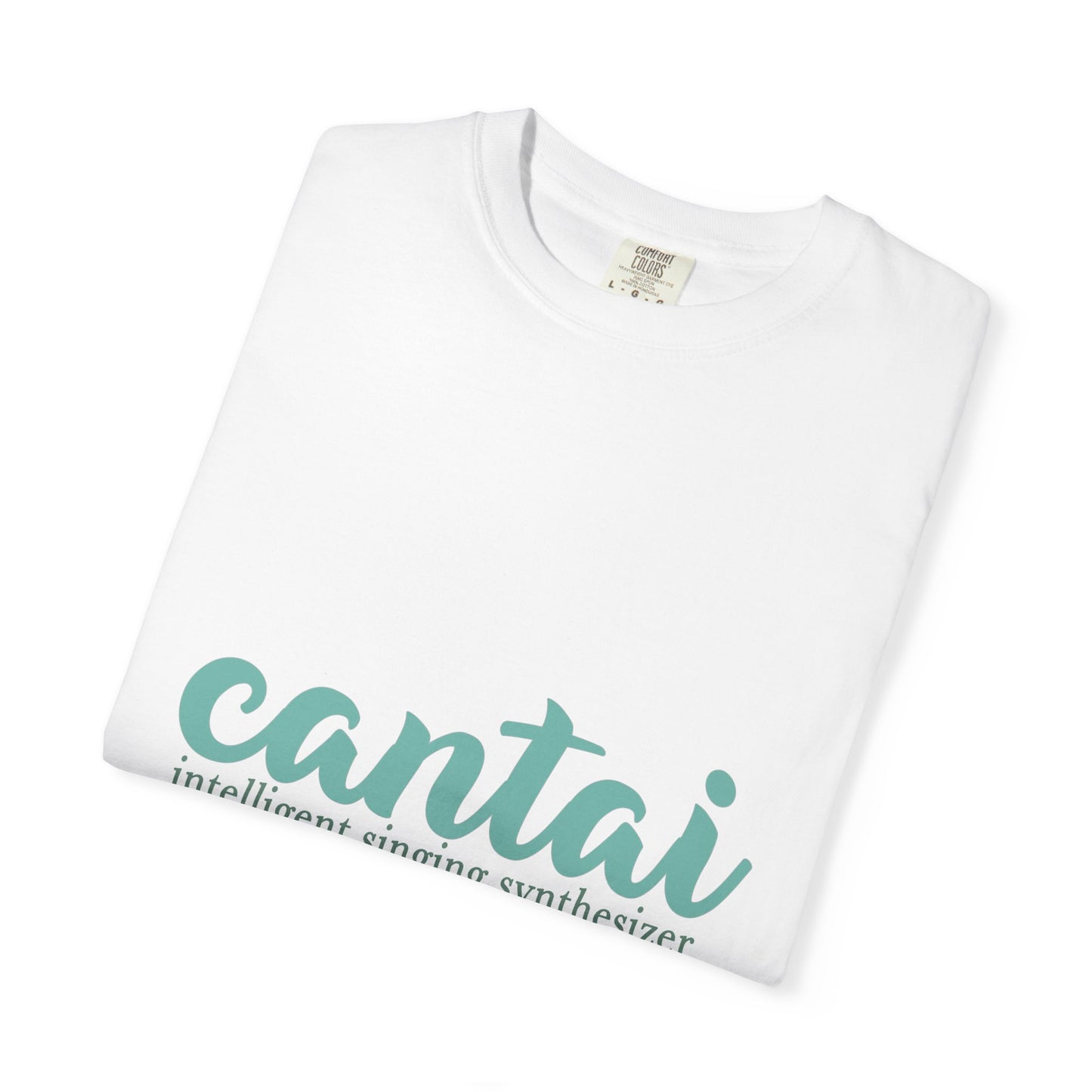 Cantai Unisex Garment-Dyed T-Shirt - I Can Sing Upto 8 Styles - Perfect for Musicians and Music Lovers