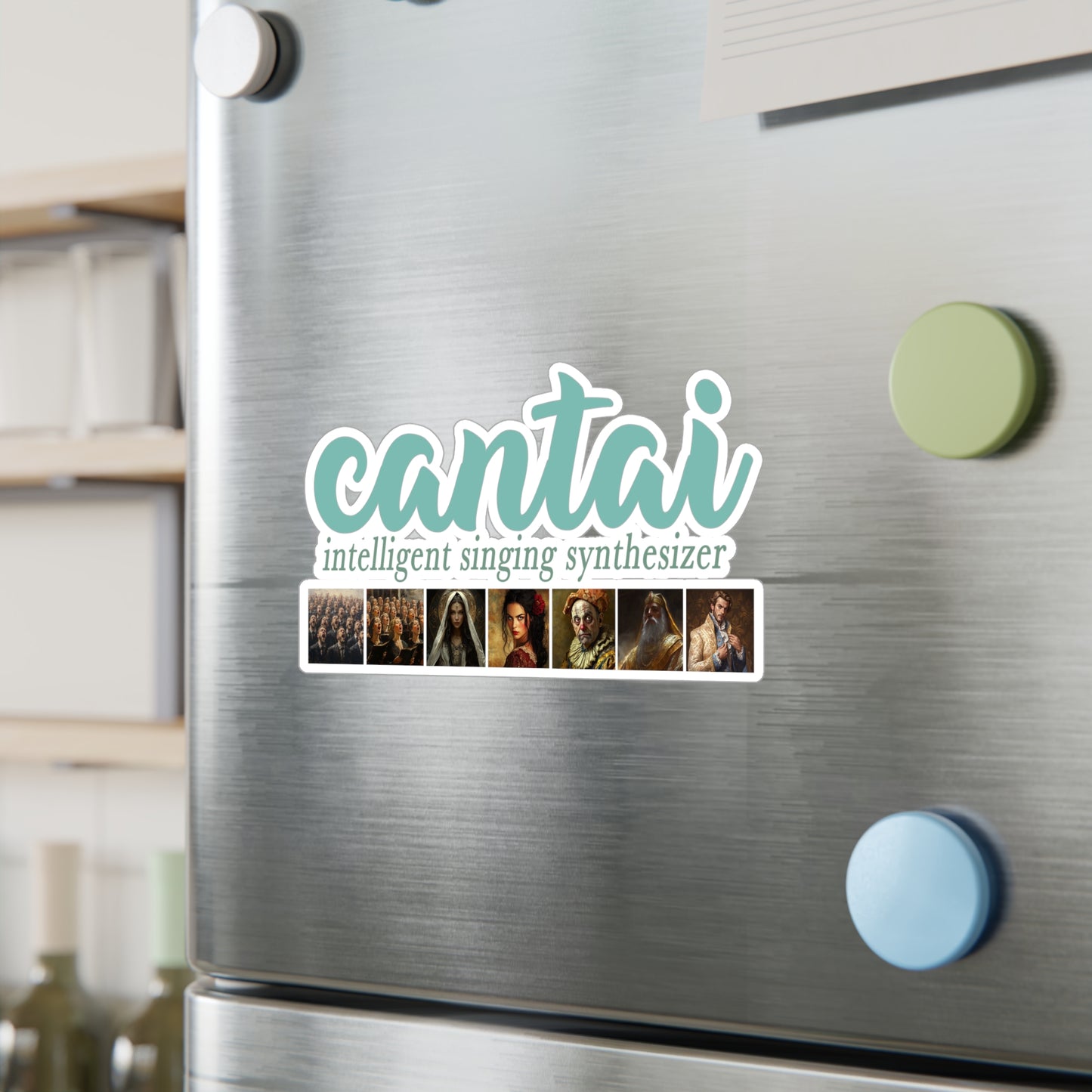 Cantai Opera Sticker — Vinyl Decal for Singers & Music Lovers