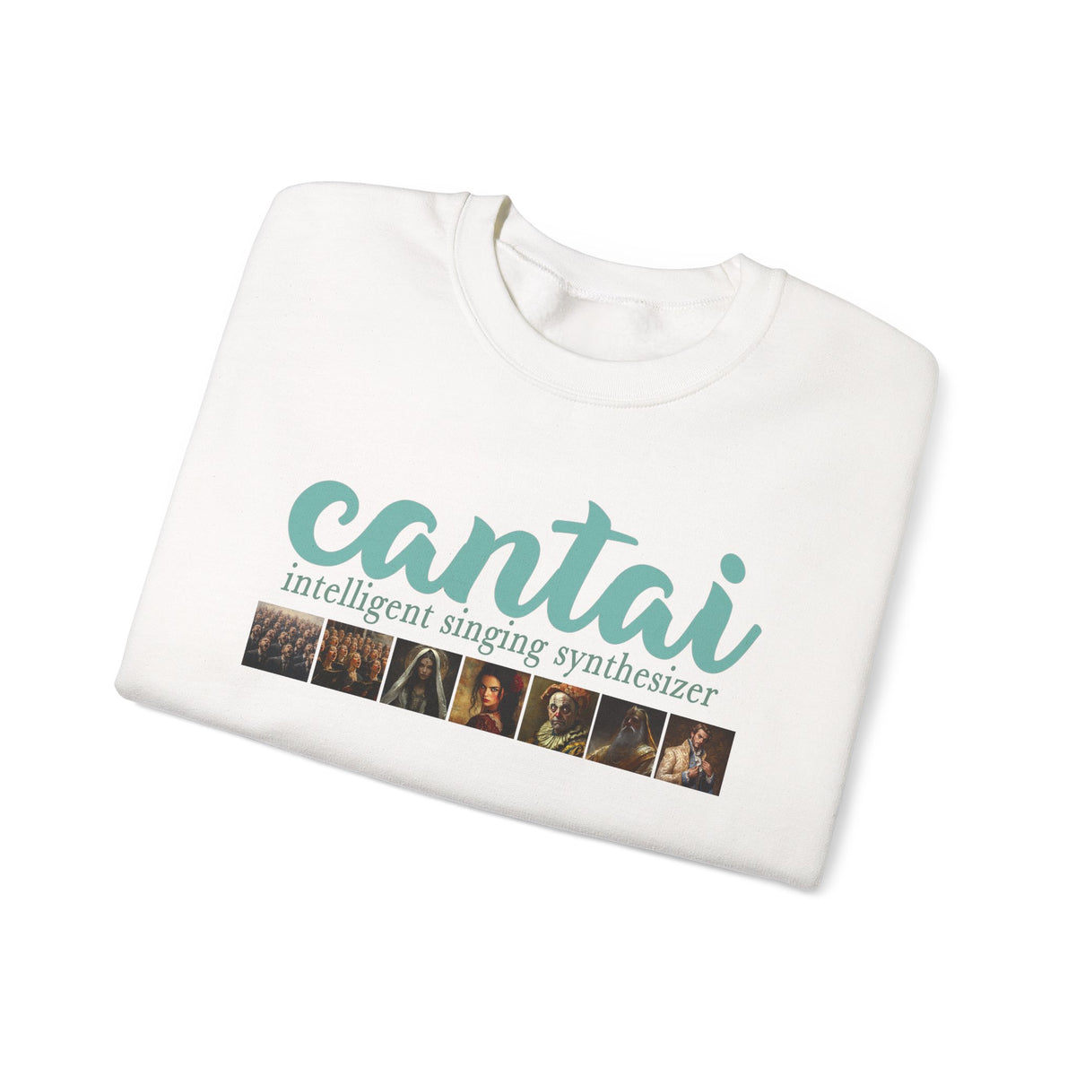 Cantai Photo-Strip Crewneck Sweatshirt — Vintage Nature Vibes
