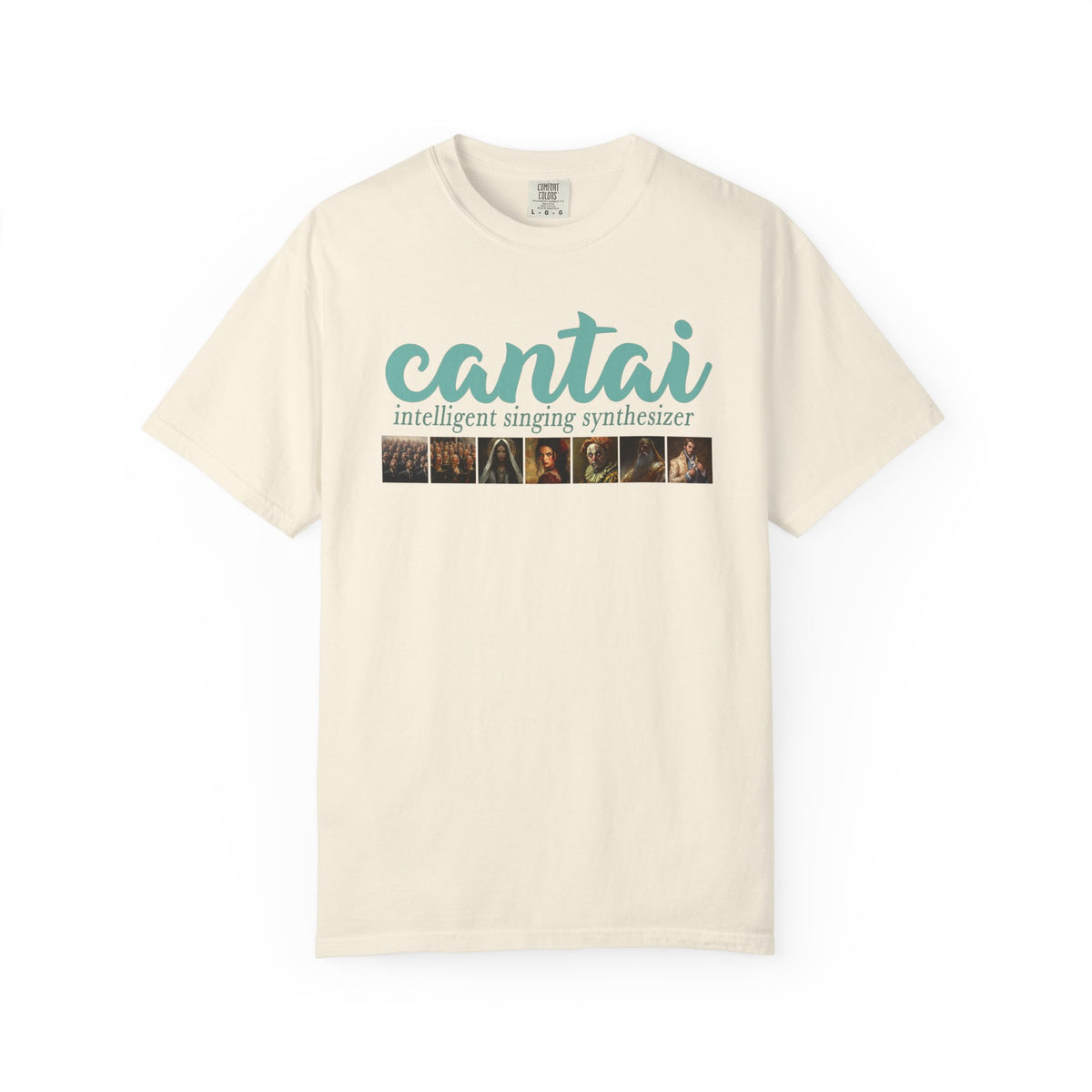 Cantai Unisex Garment-Dyed T-Shirt - I Can Sing Upto 8 Styles - Perfect for Musicians and Music Lovers