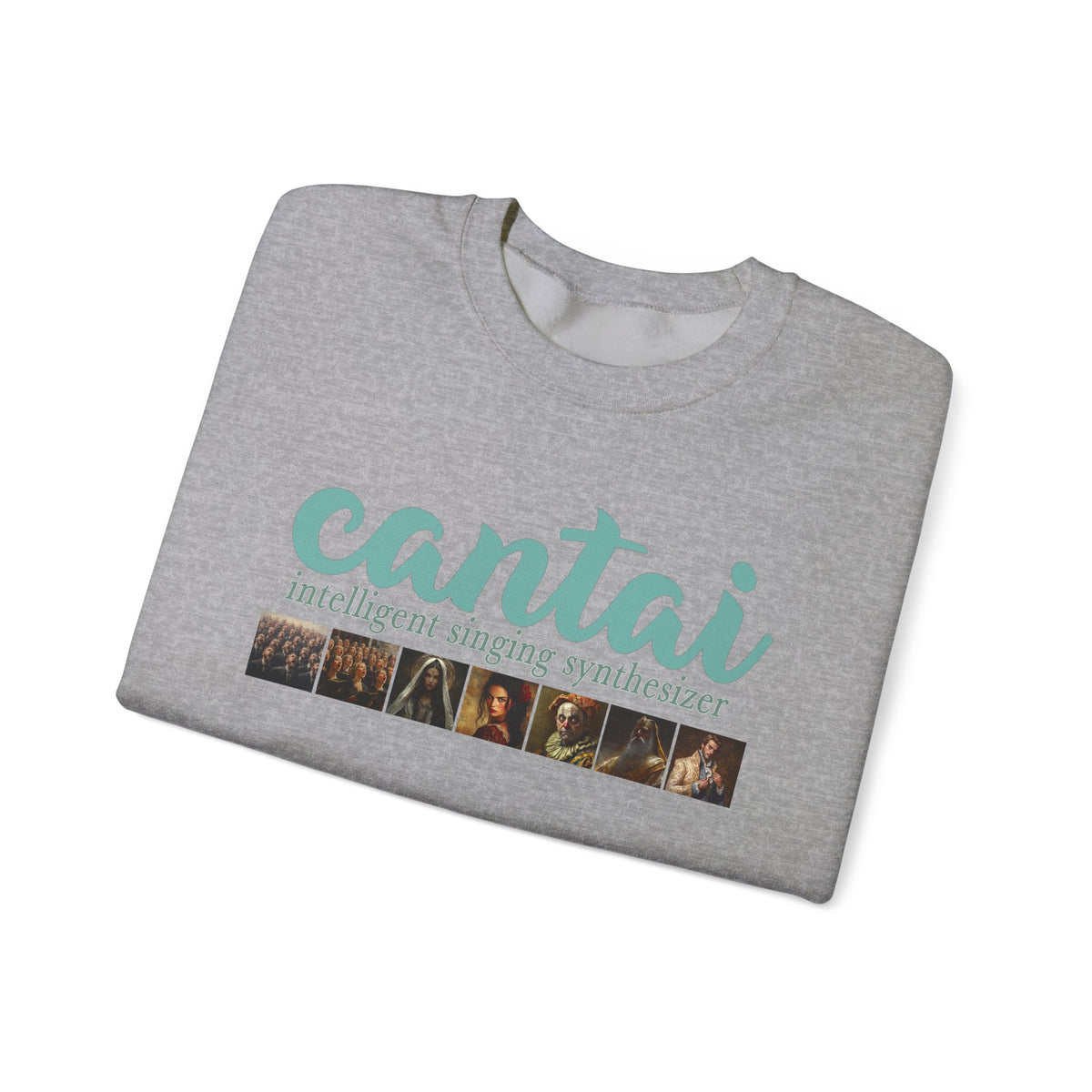 Cantai Photo-Strip Crewneck Sweatshirt — Vintage Nature Vibes