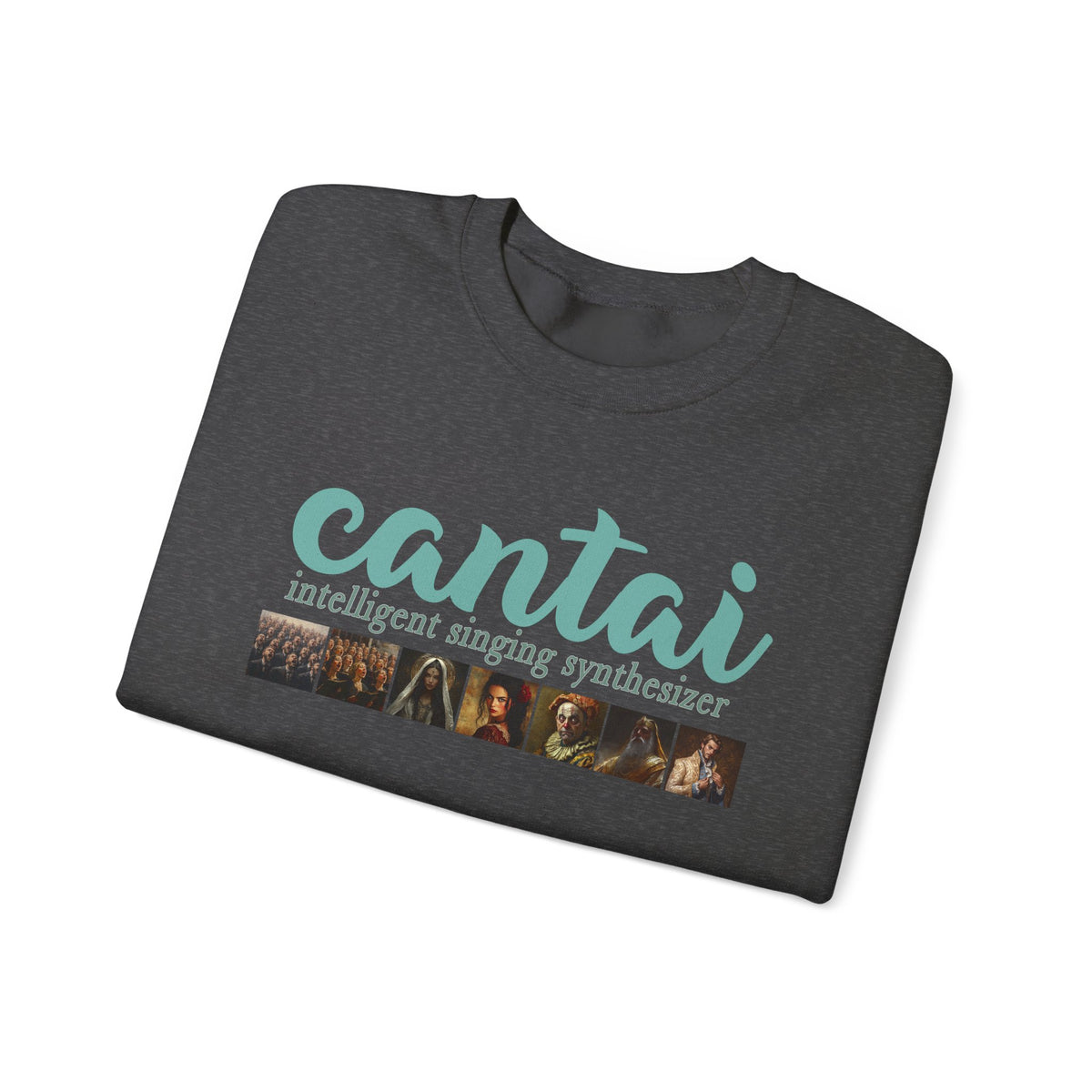 Cantai Photo-Strip Crewneck Sweatshirt — Vintage Nature Vibes