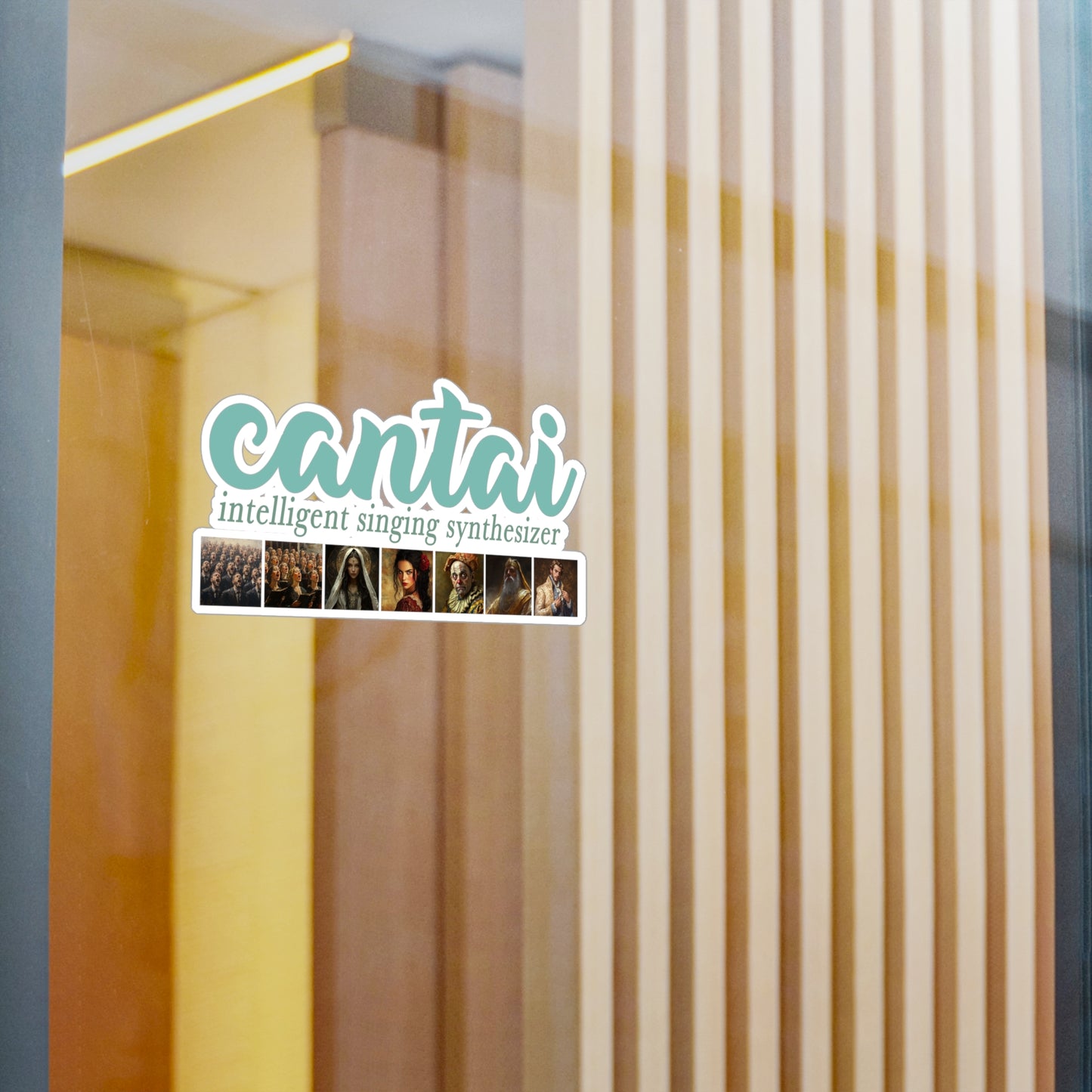 Cantai Opera Sticker — Vinyl Decal for Singers & Music Lovers