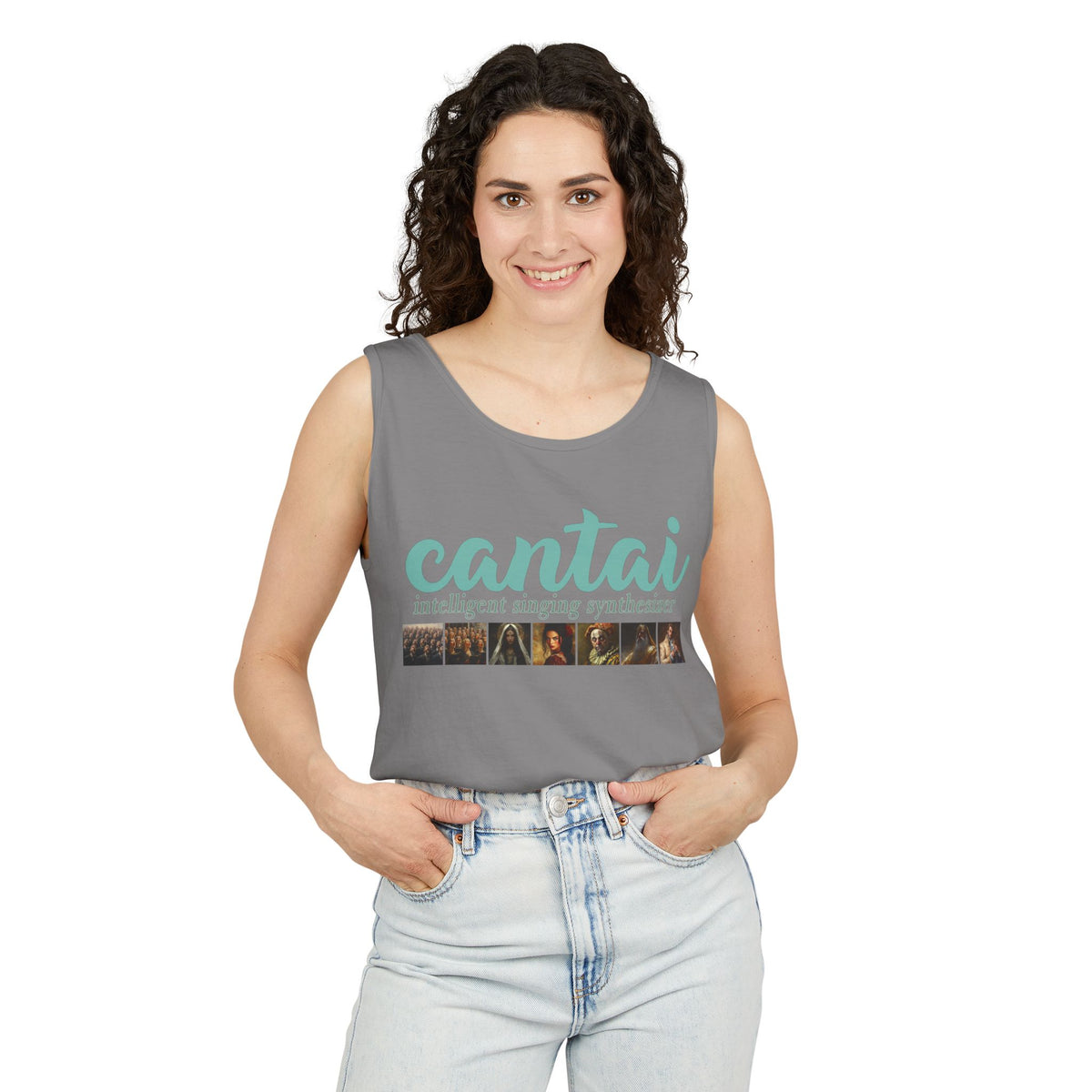 Cantai Photo-Strip Tank Top — Retro Surf Vibes Graphic Tank