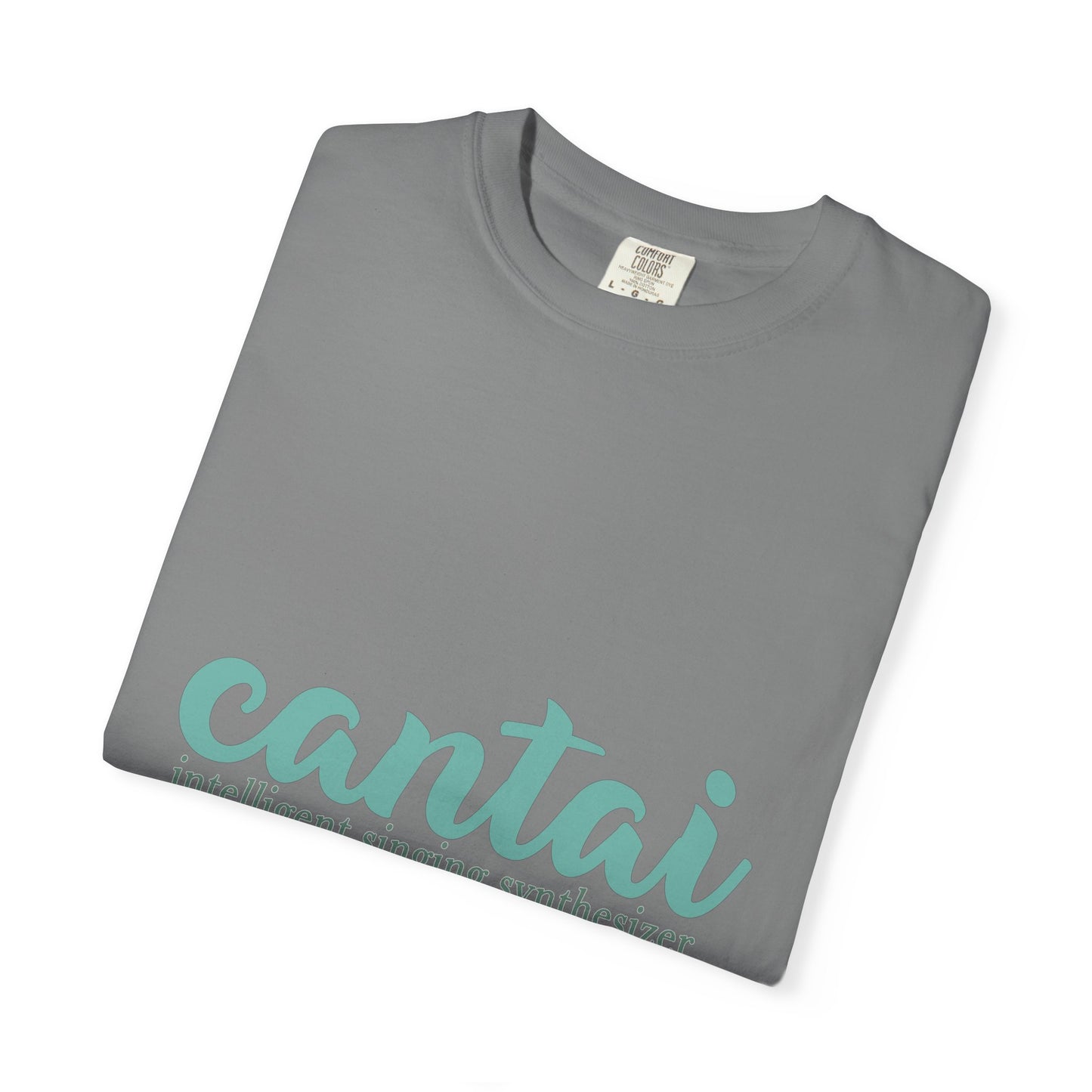 Cantai Unisex Garment-Dyed T-Shirt - I Can Sing Upto 8 Styles - Perfect for Musicians and Music Lovers