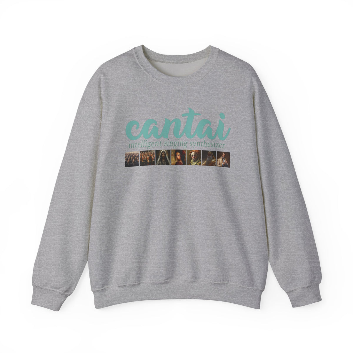 Cantai Photo-Strip Crewneck Sweatshirt — Vintage Nature Vibes