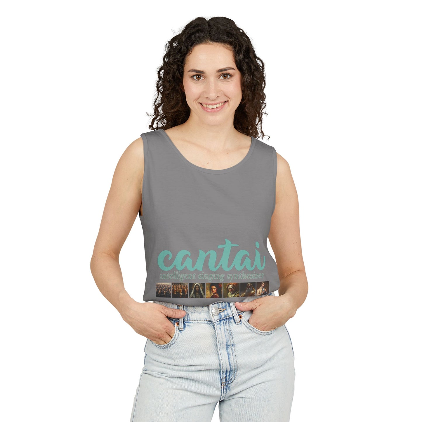 Cantai Photo-Strip Tank Top — Retro Surf Vibes Graphic Tank