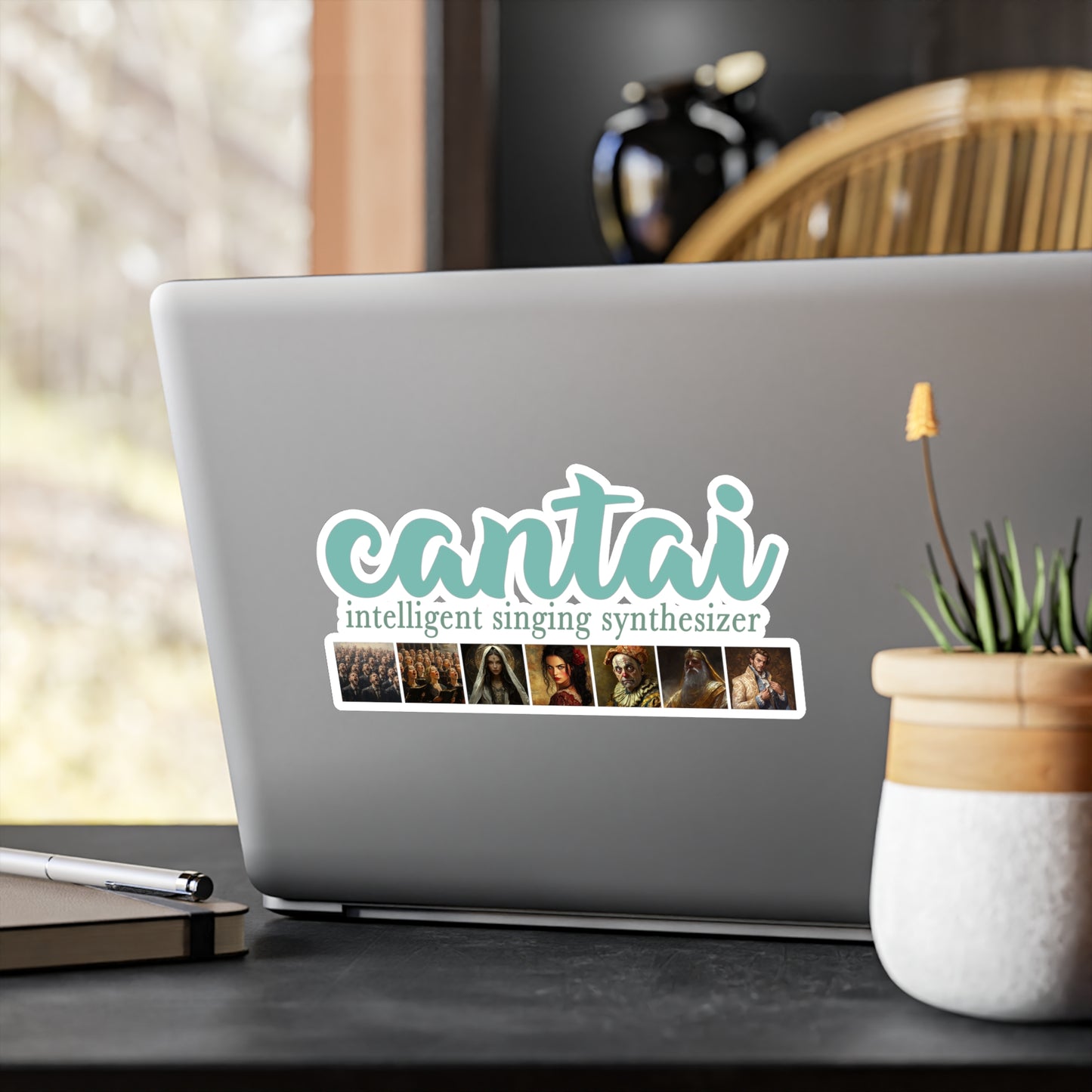 Cantai Opera Sticker — Vinyl Decal for Singers & Music Lovers