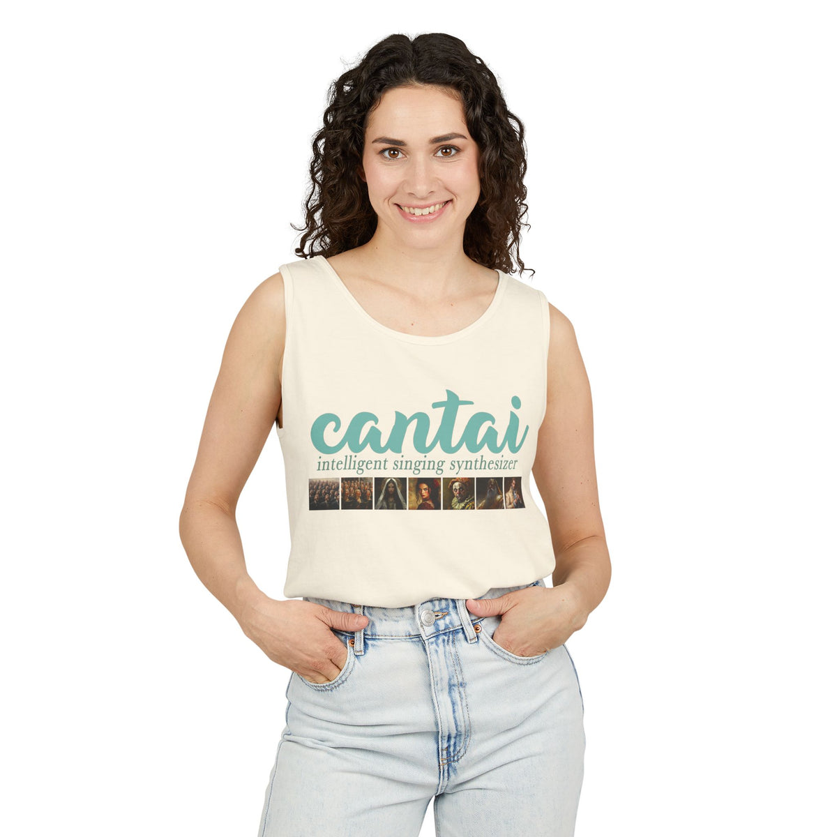 Cantai Photo-Strip Tank Top — Retro Surf Vibes Graphic Tank